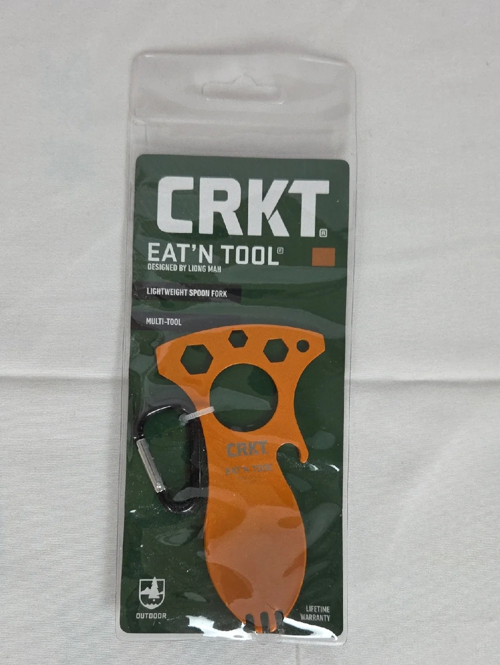 CRKT Eat'n Tool Lightweight Orange Multi-Tool Spoon-Fork